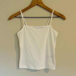 White Cropped Cami